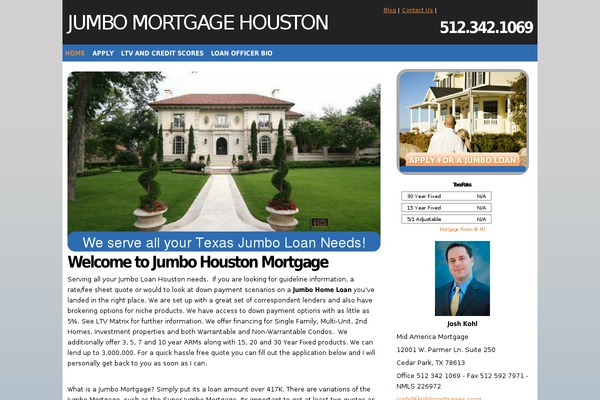 jumbomortgagehouston.com site used Jumbo