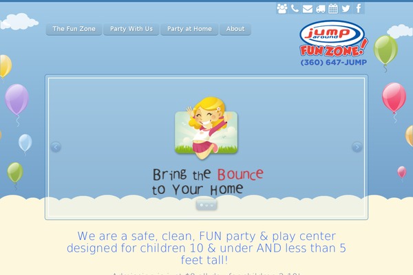 Happy Kids theme site design template sample