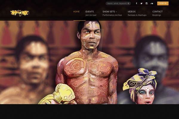 Remix theme site design template sample