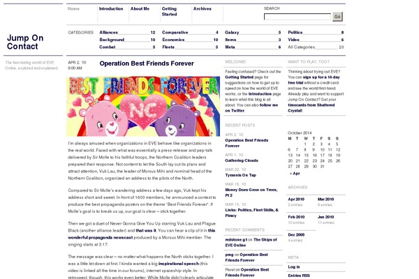 jumponcontact.com site used Basic Maths