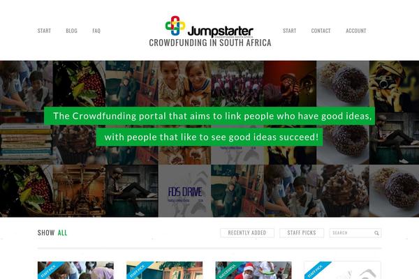 Fundify theme site design template sample