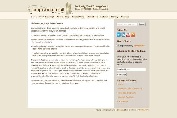 Site using Email Pick Up plugin