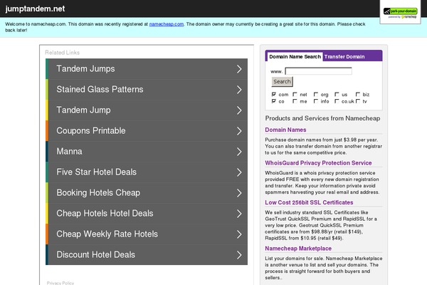 Vision theme site design template sample
