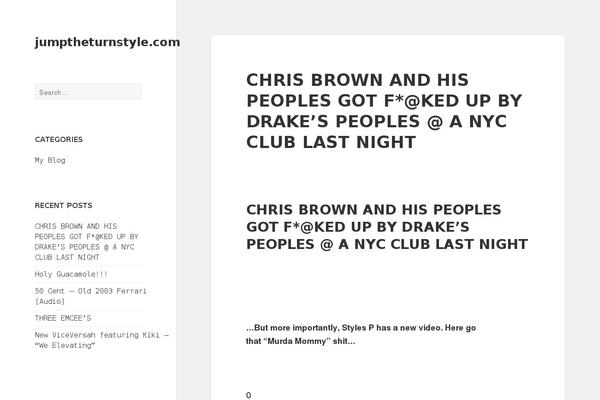 jumptheturnstyle.com site used Mixtape-design
