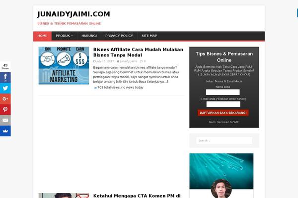 Site using Thrive-headline-optimizer plugin