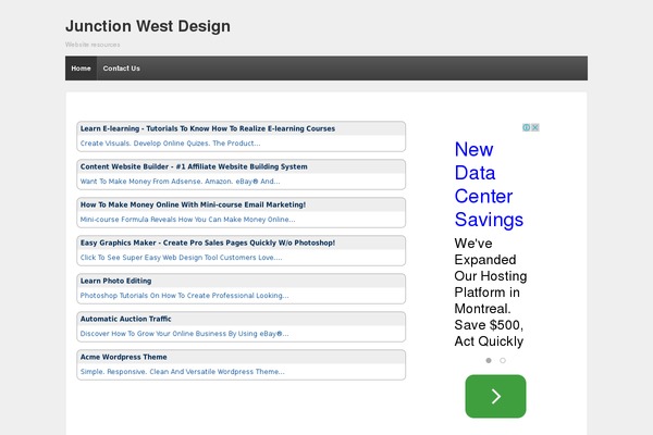 Site using CB Storefront plugin
