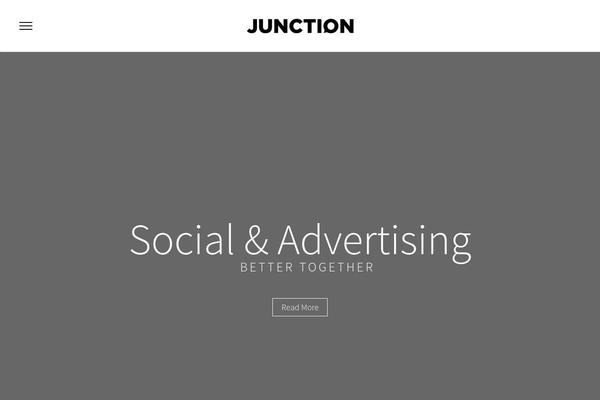 Junction theme site design template sample