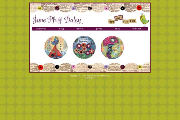 June theme site design template sample