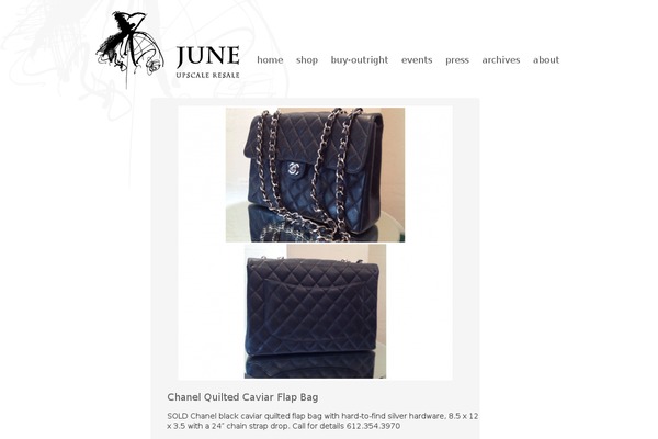 June theme site design template sample
