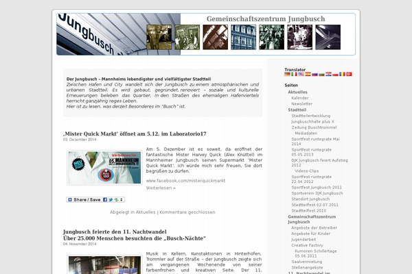 Site using FLV Gallery plugin