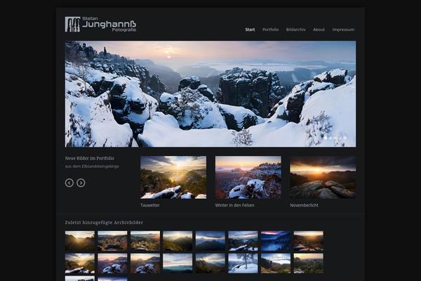 Craft theme site design template sample