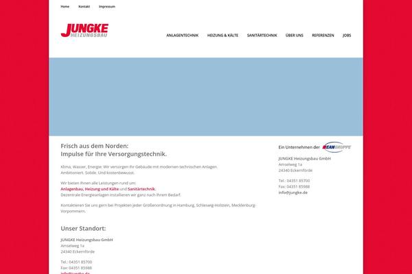 Thunder theme site design template sample