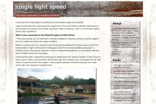 junglelightspeed.com site used Wooden Default