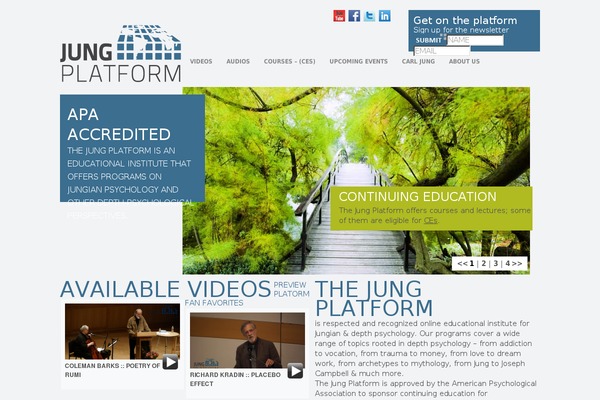 jungplatform.com site used Jung