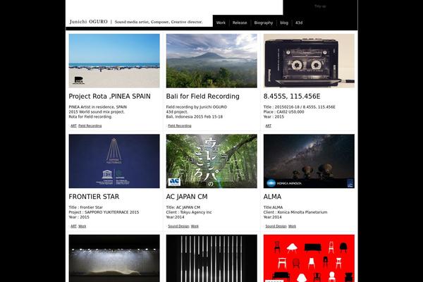 junichioguro.com site used Paragrams