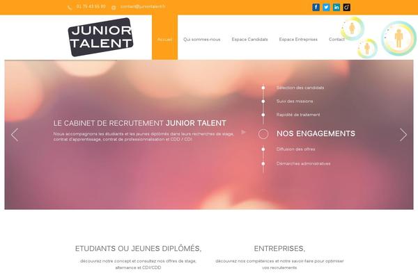 Pearl-wp theme site design template sample