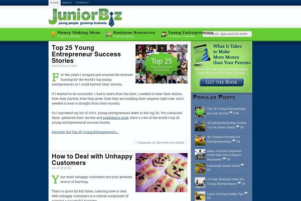 Thesis 1.7 theme site design template sample