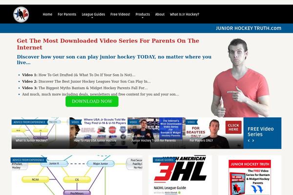 Frog-wp theme site design template sample