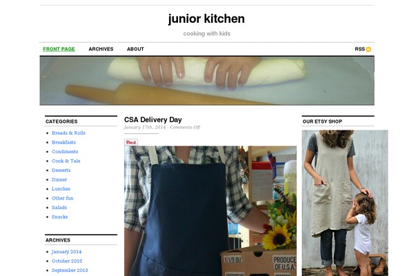 Cutline 3 Column Split theme site design template sample