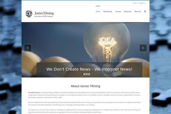 Avada Child theme site design template sample