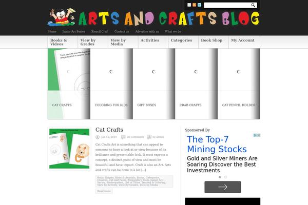 Newscast theme site design template sample