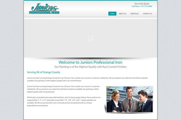 Site using Codenovo Portfolio plugin