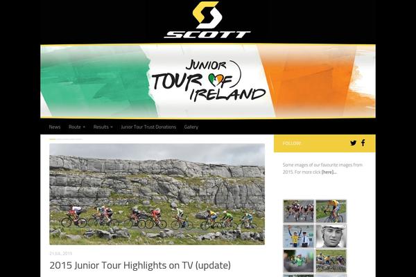 Hueman Child theme site design template sample