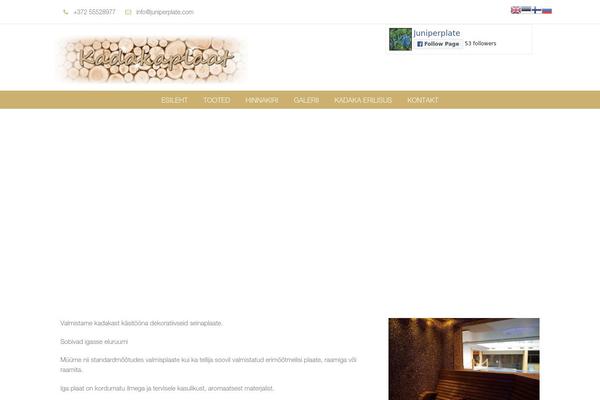 juniperplate.com site used Piko-construct