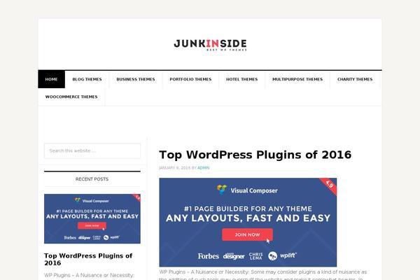 Benqu theme site design template sample