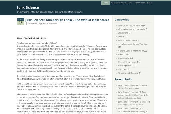 Site using Google Analyticator plugin