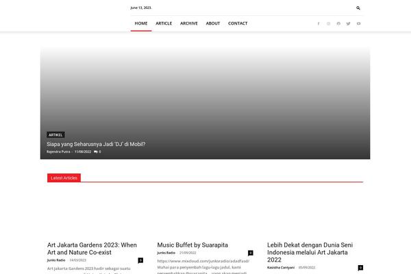 Site using Td-standard-pack plugin