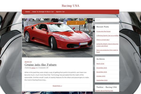 Frente theme site design template sample