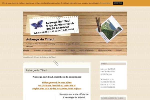 Auberge theme site design template sample