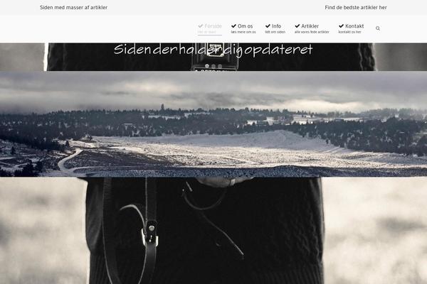 Moustache theme site design template sample