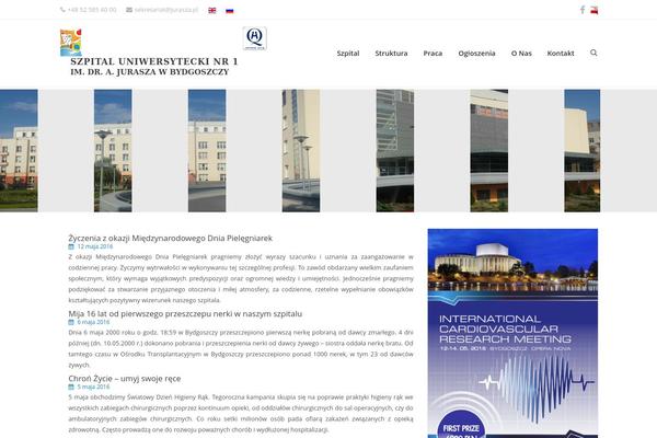 iMedica theme site design template sample