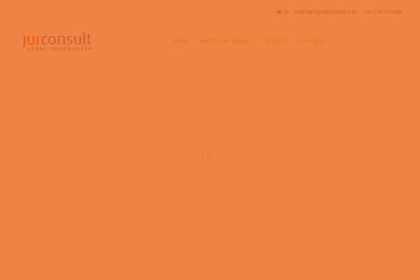 The7 Child theme site design template sample