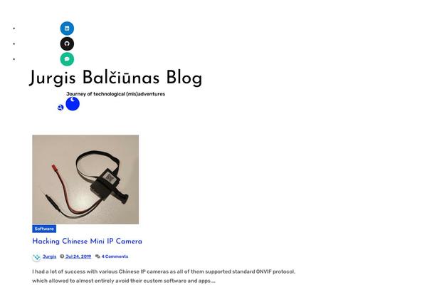 Blogus theme site design template sample