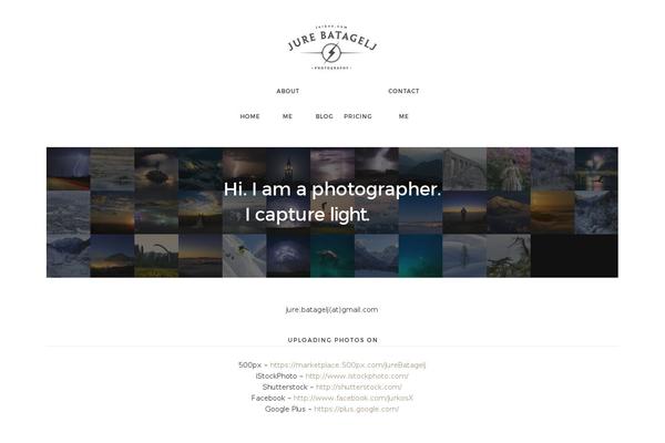 Photographer-wp theme site design template sample