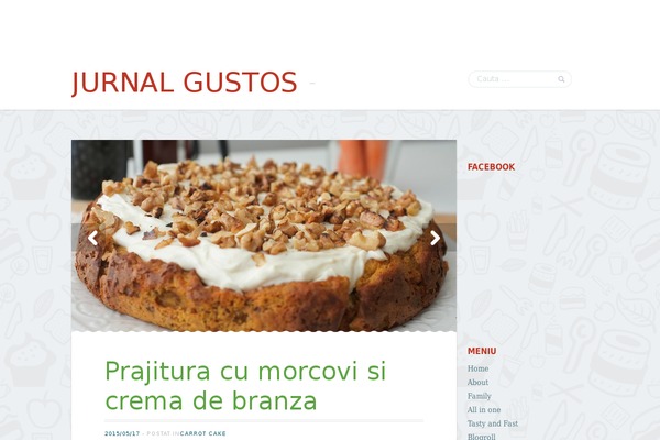Foodie theme site design template sample