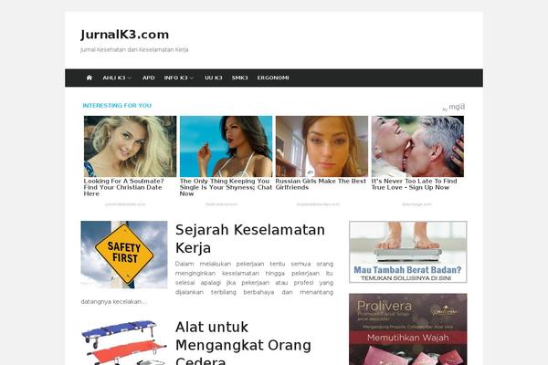 Xmag theme site design template sample