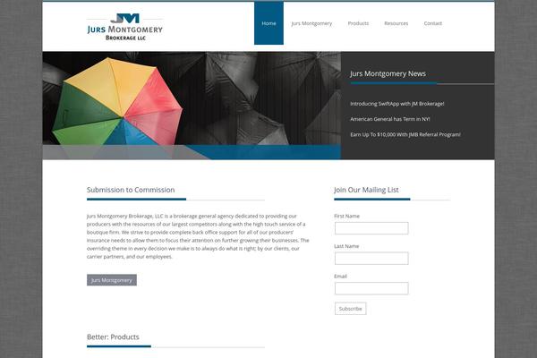 Sapphire theme site design template sample