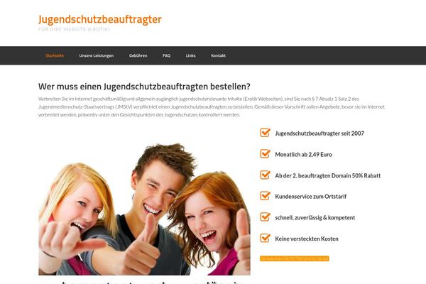 Enterprise Pro theme site design template sample