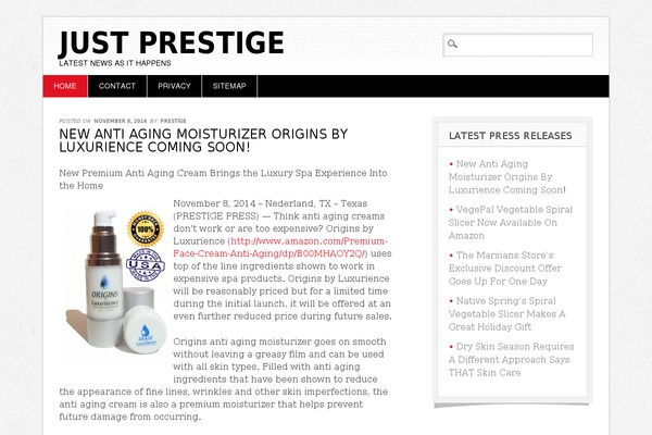 Diginews theme site design template sample