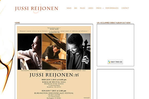 Site using GigPress plugin