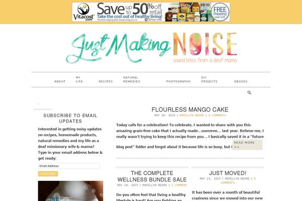 Foodie theme site design template sample