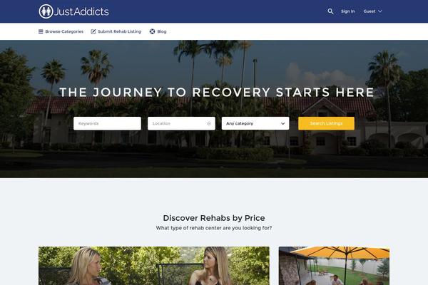 Listify theme site design template sample