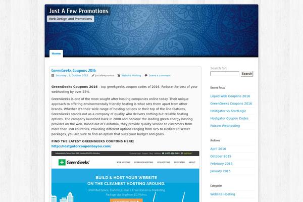 Blue Peace theme site design template sample
