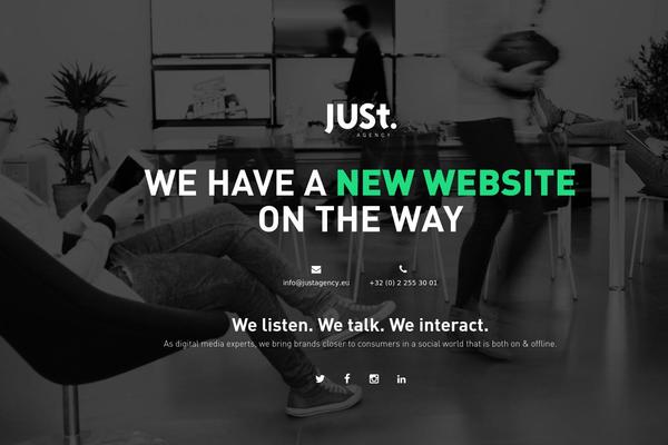 justagency.eu site used Reflex