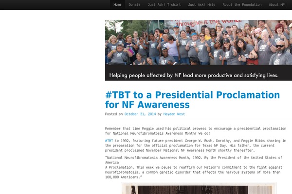 justaskfoundation.org site used Jaf