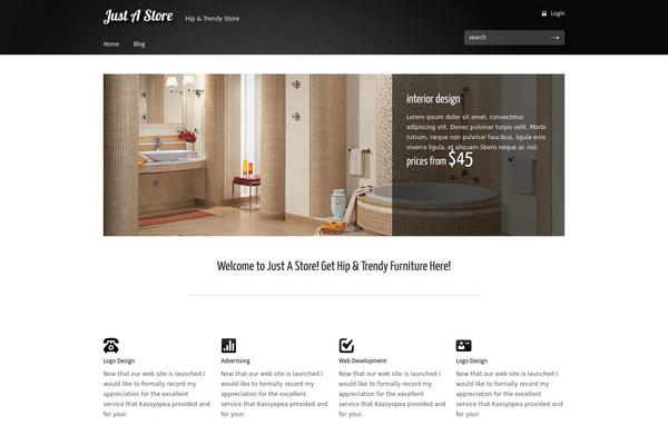 Sommerce theme site design template sample